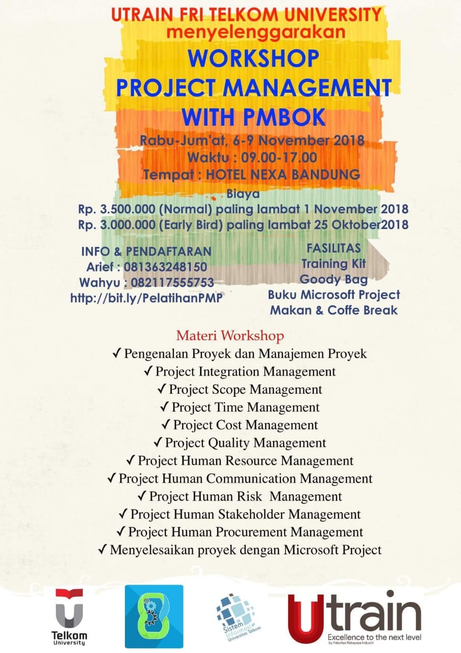Workshop Project Management with PMBOK Workshop Project Management with PMBOK
